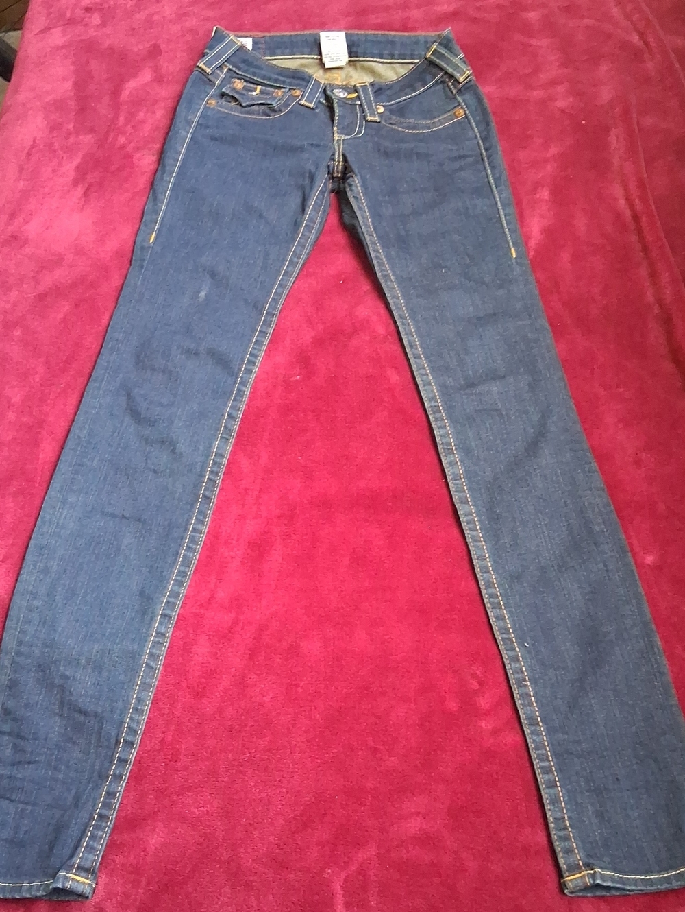 Vintage True Religion Women's Jodie Skinny Jeans 24 x 34